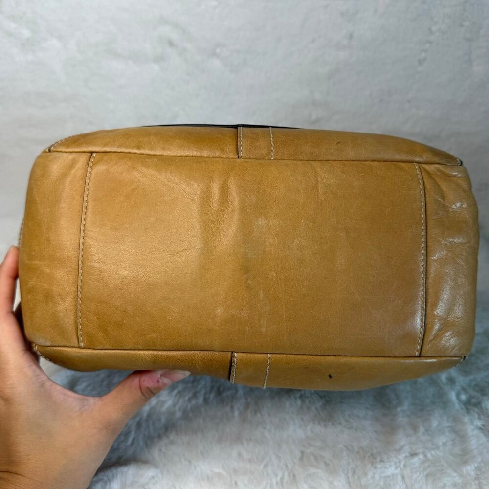 y2k Coach Legacy Tan Ergo Hobo Shoulder Bag - Picture 5 of 9